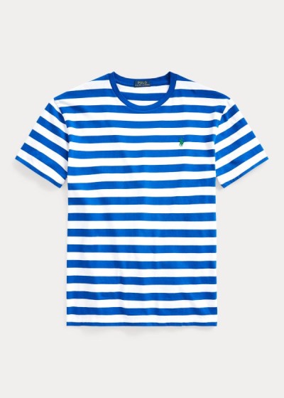 Men's Polo Ralph Lauren Classic Striped Jersey T Shirts | 867429QUJ